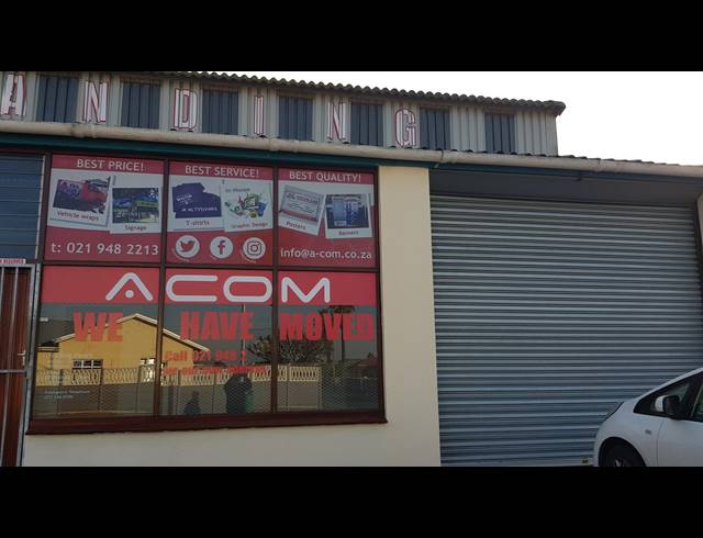 186M² FACTORY TO LET IN BELLVILLE CENTRAL